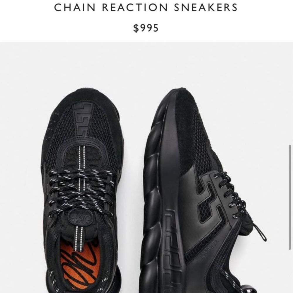 Versace chain reaction sneakers
